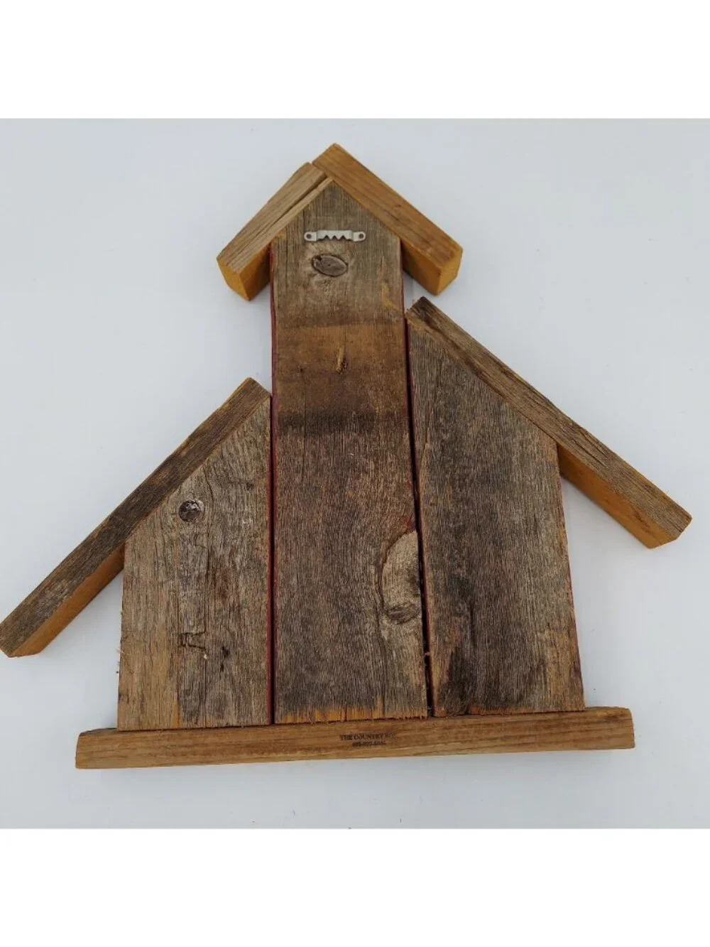 Coca Cola Barnwood Wall Art Birdhouse Barn Decor Reclaimed Farmcore Red Country